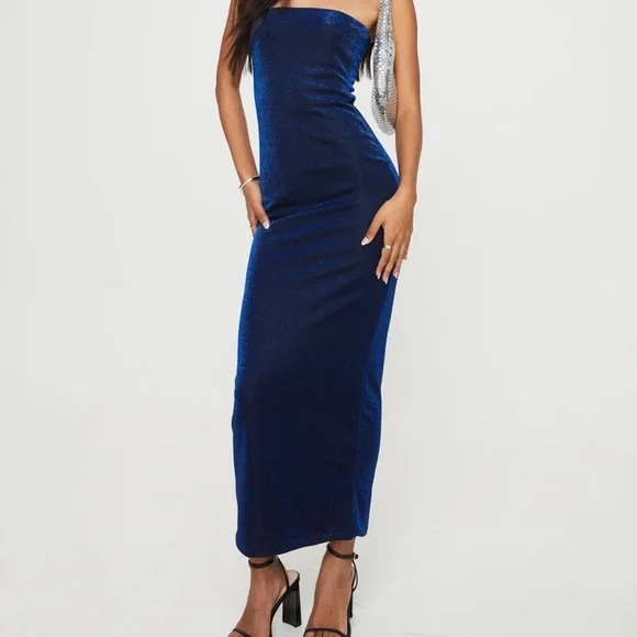chinese dress ladies Strapless Open Cowl Back Gown – Cotton Candy LA